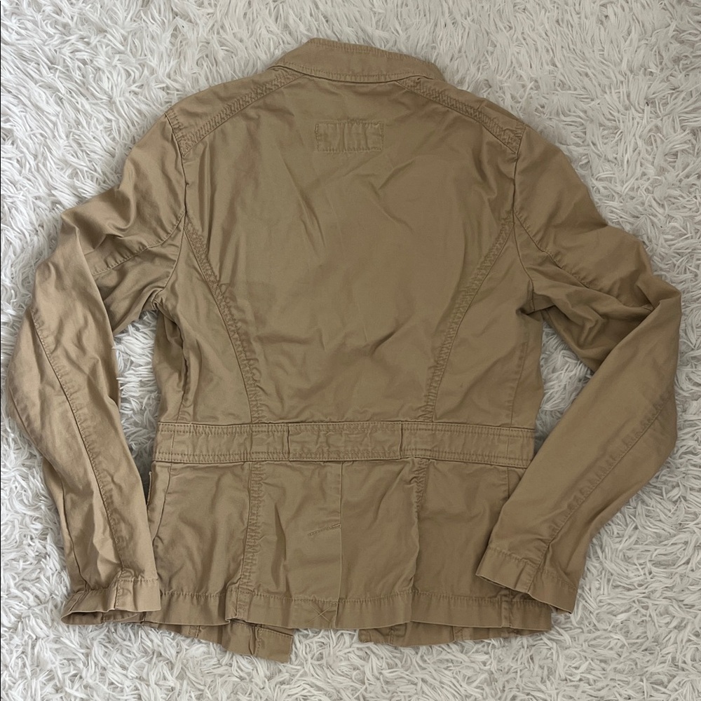 Beige Button-Up Jacket - Picture 5 of 7